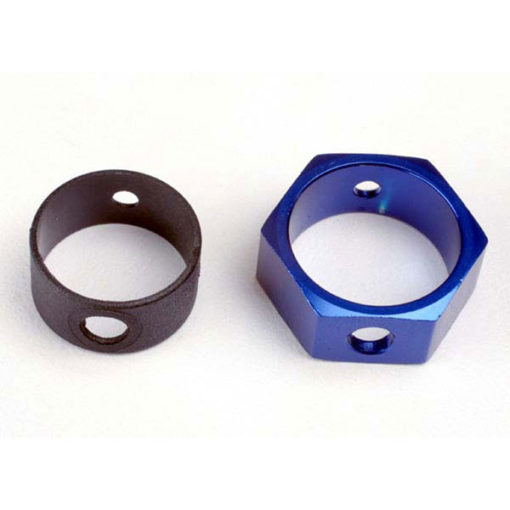 ADAPTATEUR DE FREIN + HEXAGONE ALU BLEU (4966)