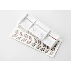 AILERON BLANC E-REVO 1/16 + AUTOCOLLANTS (7123)
