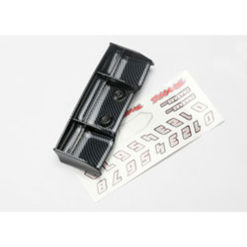 AILERON E-REVO 1/16 FINITION EXO-CARBONE + AUTOCOLLANTS (7122G)