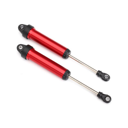 AMORTISSEURS AVANT GTR 134MM ALU ANODISES ROUGE NON FILETES (2) (8451R)