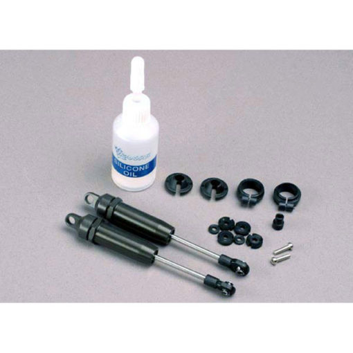 AMORTISSEURS TRES LONGS TEFLON TRAITE DUR T6 ALU (SANS RESSORTS) (2) (4761)