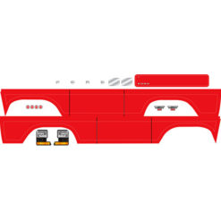 AUTOCOLLANTS FORD BRONCO ROUGE (8078R)