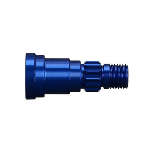 AXE DE ROUE ALUMINIUM ANODISEES BLEU (7768)