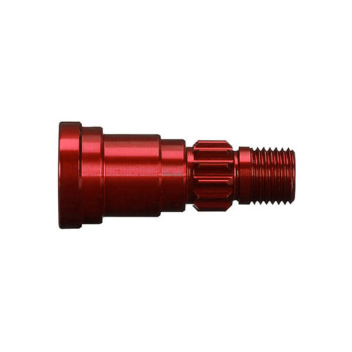 AXE DE ROUE ALUMINIUM ANODISEES ROUGE (7768R)