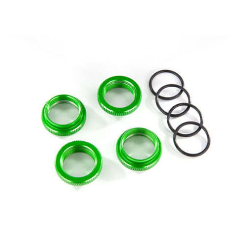 BAGUE DE RESSORT GT-MAXX ALU ANODISEES VERT (8968G)