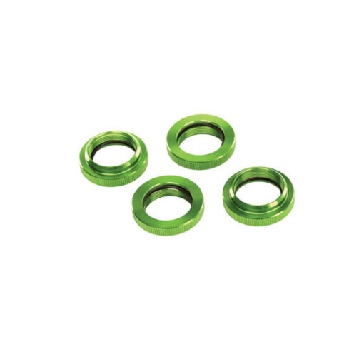 BAGUE DE RESSORT REGLABLE ALU ANODISEES VERTE (7767G)