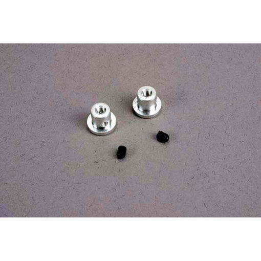BAGUES DE FIXATION D'AILERON (2) + VIS (2) (2615)