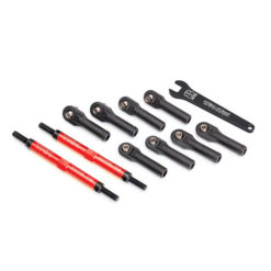 BIELLETTES ALU ANODISEES ROUGE AVANT / ARRIERE 144MM (2) (8638R)