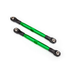 BIELLETTES AVANT OU ARRIERE ALU ANODISEES VERTES (2) - 87MM (6742G)