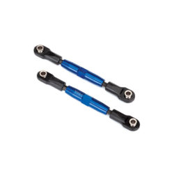 BIELLETTES DE CARROSSAGE AVANT ALU 83MM ANODISEES BLEUES (2) (3643X)