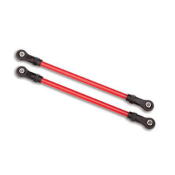 BIELLETTES DE SUSPENSION ARRIERE SUPERIEUR ACIER ROUGE (2) (8142R)