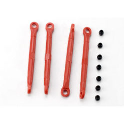BIELLETTES PLASTIQUE ROUGES AVANT OU ARRIERE (4) (7038)