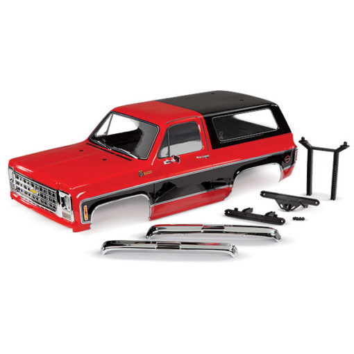 CARROSSERIE COMPLETE CHEVROLET BLAZER ROUGE PEINTE ET DECOREE (8130R)