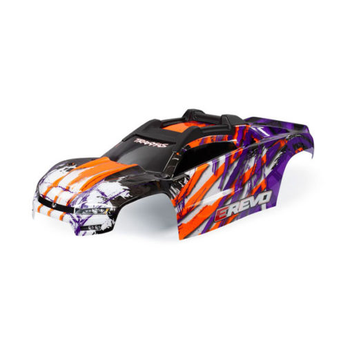 CARROSSERIE E-REVO 2 PEINTE ET DECOREE VIOLET (8611T)