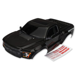 CARROSSERIE NOIRE PEINTE ET DECOREE FORD RAPTOR F-150 (5826A)