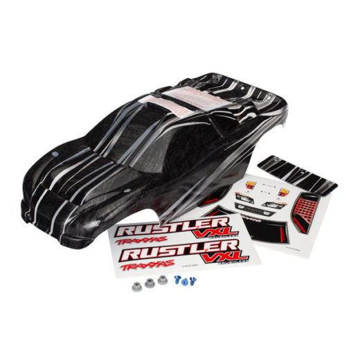 CARROSSERIE RUSTLER PROGRAPHIX SEMI-DECOREE + AUTOCOLLANTS (3719)