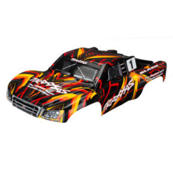 CARROSSERIE SLASH 4X4 PEINTE ET DECOREE ORANGE (6816)