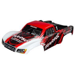 CARROSSERIE SLASH 4X4 PEINTE ET DECOREE ROUGE (5824R)