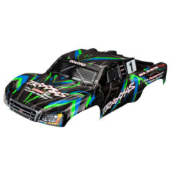 CARROSSERIE SLASH 4X4 PEINTE ET DECOREE VERTE (6816G)