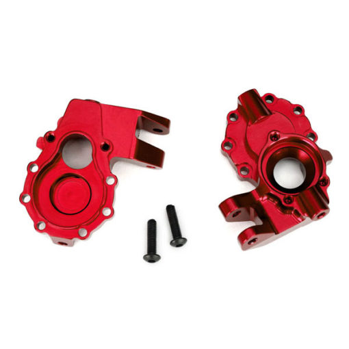 CARTER D'ENTRAINEMENT ALU ANODISE ROUGE AVANT GAUCHE / DROIT (8252R)