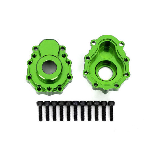 CARTER EXTERIEUR ALU ANODISE VERT AVANT / ARRIERE (8251G)