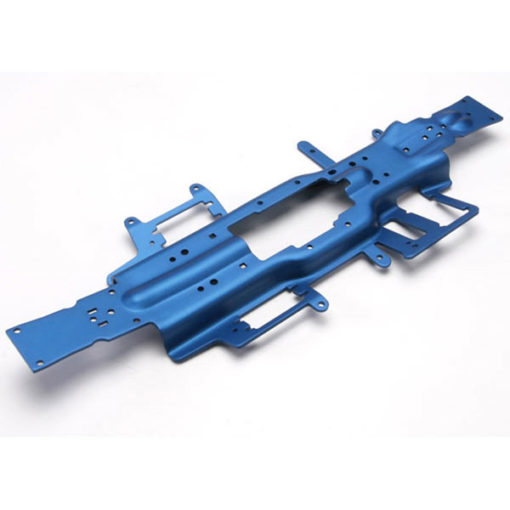 CHASSIS ALU 3MM 6061-T6 ANODISE BLEU RALLONGE 30MM REVO 3.3 (5322X)