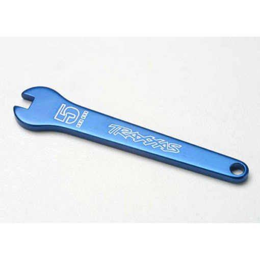 CLE PLATE 5MM ALU ANODISEE BLEU (5477)