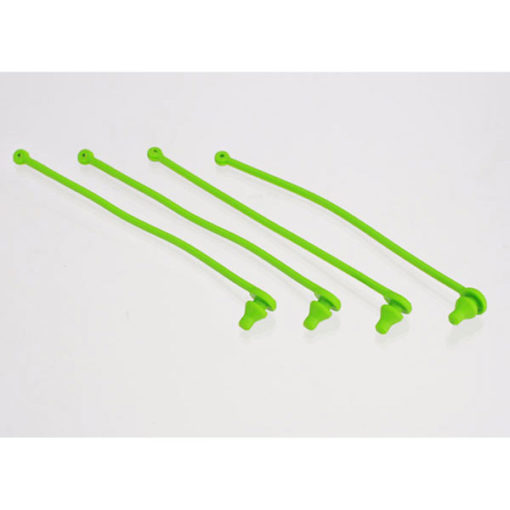 CLIPS DE CARROSSERIE VERTS (4) (5753)