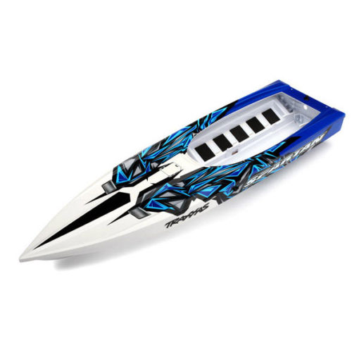 COQUE AVEC GRAPHIQUES BLEUES ASSEMBLEE SPARTAN (5718)