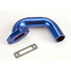 COUDE D'ECHAPPEMENT ANODISE BLEU NITRO 4-TEC / NITRO RUSTLER / SPORT (4487)