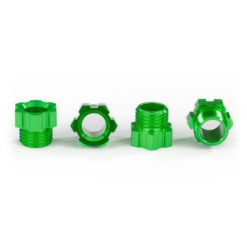 ECROUS DE FUSEE ALU ANODISES VERT (x4) (8886G)