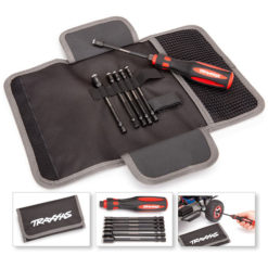 ENSEMBLE TOURNEVIS + 6 EMBOUTS METRIQUES A DOUILLE (8719)