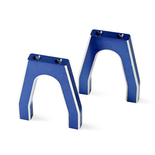 FIXATIONS DE SERVO GAZ / FREIN ALU ANODISE BLEU (4919X)