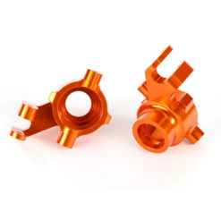 FUSEES DE DIRECTION GAUCHE / DROIT ALU ANODISEES ORANGE (8937A)