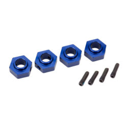 HEXAGONE DE ROUE 12 MM - TRX-4 ALU ANODISE BLEU (8269X)