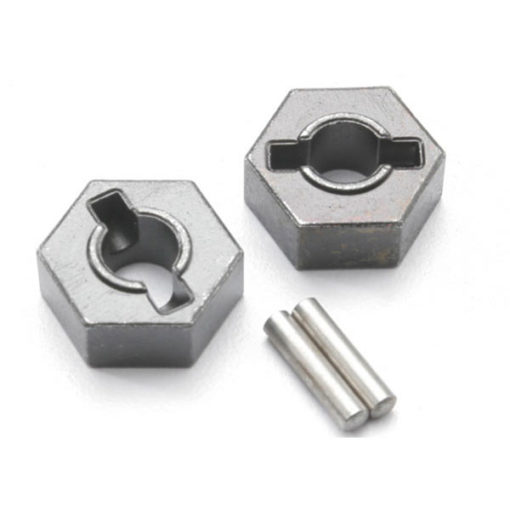 HEXAGONES DE ROUES ACIER 14MM + GOUPILLES (2) (4954R)