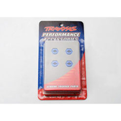 HEXAGONES DE ROUES ALU ANODISES BLEU (4) (7154X)