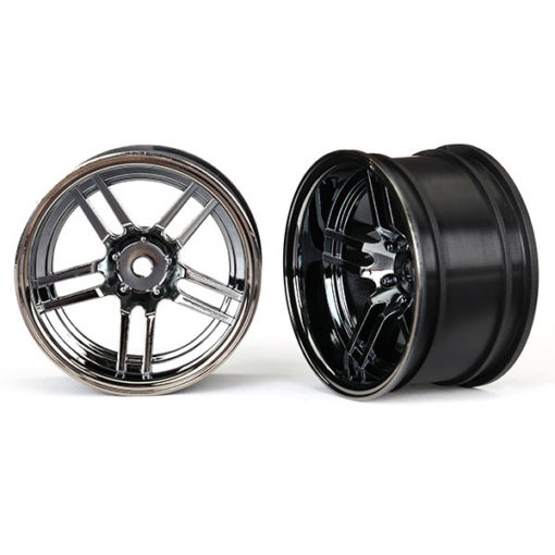 JANTES ARRIERE CHROMEES NOIR 1