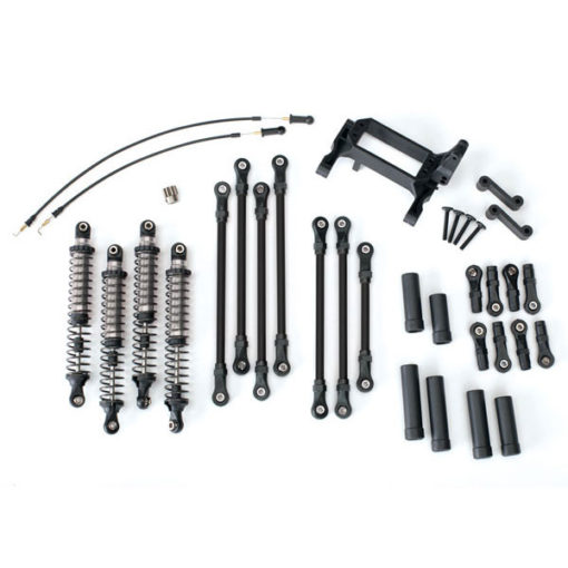 KIT BRAS / BIELLETTE LONG TRX-4 COMPLET - GRIS (8140)