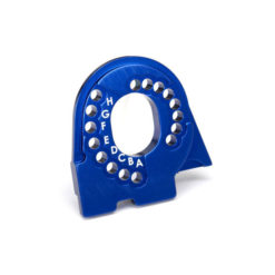 PLAQUE MOTEUR ALU ANODISE BLEU (8290X)