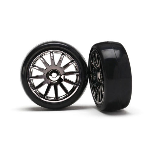 PNEUS + JANTES RALLY CHROMES FUME (X2) - LATRAX (7573A)
