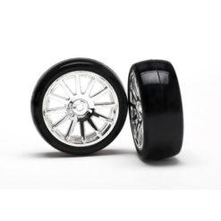 PNEUS + JANTES RALLY CHROMES (X2) - LATRAX (7573)