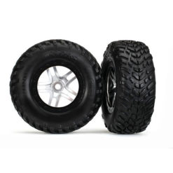 PNEUS + JANTES SATIN CHROME BEADLOCK (2) (4WD F / R