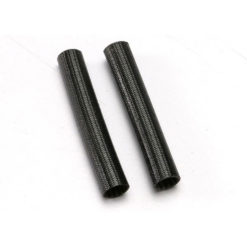 RALLONGE DE TUBE DE FUITE D'ECHAPPEMENT NOIRS EN FIBRE DE VERRE (2) (3149A)