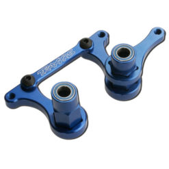 RENVOI DE SAUVE-SERVO T6 ALU ANODISE BLEU ASSEMBLE (3) (3743A)