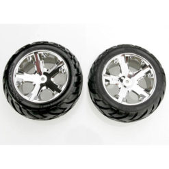 ROUES ARRIERE MONTEES COLLEES ANACONDA JANTES CHROME ELECTRIQUE (2) (3773)