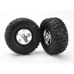 ROUES AVANT MONTEES COLLEES KUMHO POUR 4X2 UNIQUEMENT (2) (5881)
