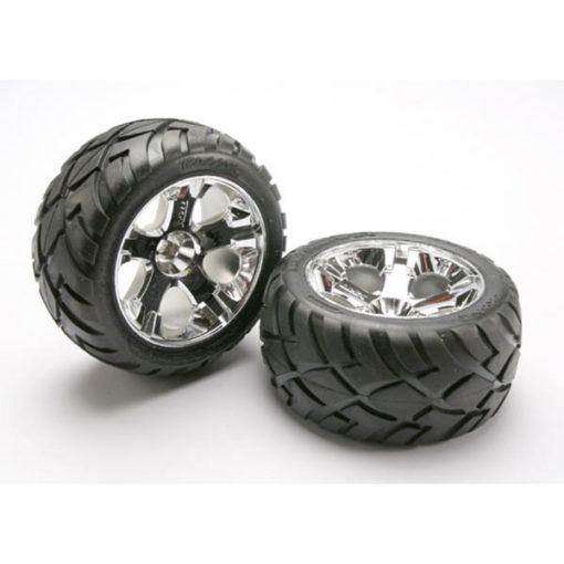 ROUES MONTEES COLLEES ANACONDA ARR POUR NITRO / AV ELECTRIQUE(2) (5576R)