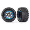 ROUES MONTEES COLLEES BLEUES - MAXX (2) (8972A)