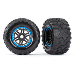 ROUES MONTEES COLLEES BLEUES - MAXX (2) (8972A)